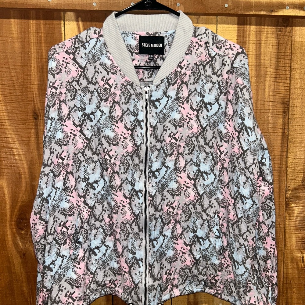 Steve Madden Women's Multicolor Bomber Jacket